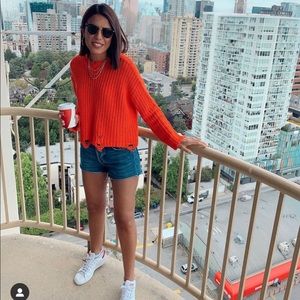 ZARA Stylish Knit Crop Top Sweater